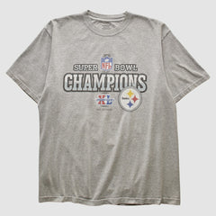 Pittsburgh Steelers Reebok 2006 T-shirt - Heather Gray Vintage - Fanatics