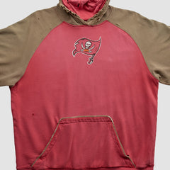 Tampa Bay Buccaneers Reebok 2000s Hooded Pullover Sweatshirt - Red Vintage - Fanatics