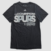 Adidas San Antonio Spurs 2012 T-shirt Black Vintage