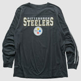 Pittsburgh Steelers Team Edition Apparel 2000s Long Sleeve T-shirt - Charcoal Vintage - Fanatics
