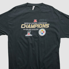 Pittsburgh Steelers Alstyle 2010 T-shirt - Black Vintage - Fanatics