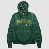 Green Bay Packers NFL 2010s Hooded Full Zip Sweatshirt - Green Vintage - Fanatics