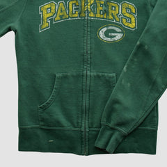Green Bay Packers NFL 2010s Hooded Full Zip Sweatshirt - Green Vintage - Fanatics