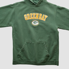 Green Bay Packers Team Edition Apparel 2000s Hooded Pullover Sweatshirt - Green Vintage - Fanatics