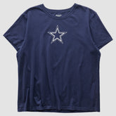 Dallas Cowboys Reebok 2000s T-shirt - Navy Vintage - Fanatics