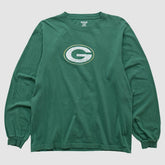 Green Bay Packers Reebok 2000s Long Sleeve T-shirt - Green Vintage - Fanatics