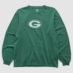 Green Bay Packers Reebok 2000s Long Sleeve T-shirt - Green Vintage - Fanatics
