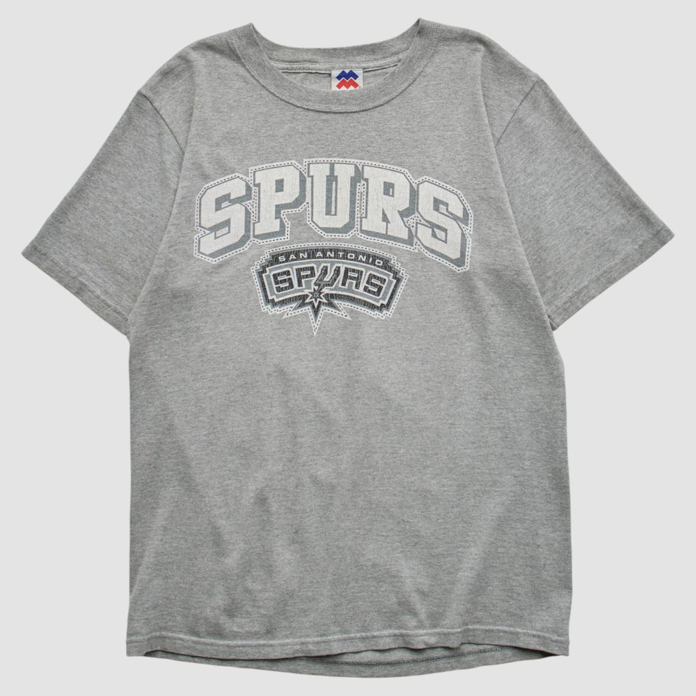 Vintage San Antonio Spurs Majestic 2000s T-shirt Heather Gray