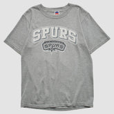 Vintage San Antonio Spurs Majestic 2000s T-shirt Heather Gray