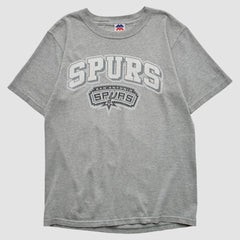 Vintage San Antonio Spurs Majestic 2000s T-shirt Heather Gray