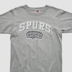 Vintage San Antonio Spurs Majestic 2000s T-shirt Heather Gray