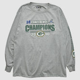 Green Bay Packers NFL 2010 Long Sleeve T-shirt - Heather Gray Vintage - Fanatics