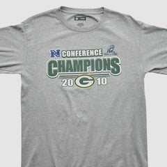 Green Bay Packers NFL 2010 Long Sleeve T-shirt - Heather Gray Vintage - Fanatics