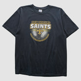 New Orleans Saints Gildan 2009 T-shirt - Black Vintage - Fanatics