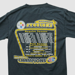 Pittsburgh Steelers Alstyle 2006 Long Sleeve T-shirt - Black Vintage - Fanatics