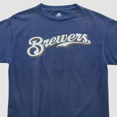 Milwaukee Brewers Majestic 2000s T-shirt for sale