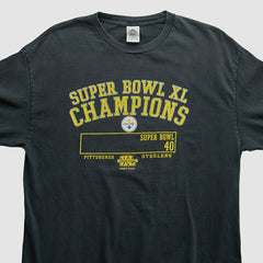 Pittsburgh Steelers Alstyle Apparel 2006 Long Sleeve T-shirt - Black Vintage - Fanatics