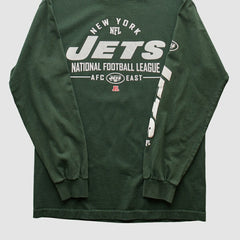 New York Jets Team Edition Apparel 2010s Long Sleeve T-shirt - Green Vintage - Fanatics