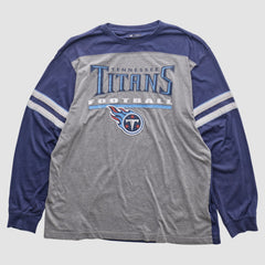 Tennessee Titans 2010s Long Sleeve T-shirt - Navy Vintage - Fanatics