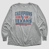 Houston Texans Team Edition Apparel 2012 Long Sleeve T-shirt - Heather Gray Vintage - Fanatics