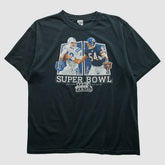 Superbowl XLII Anvil 2008 T-shirt - Black Vintage - Fanatics