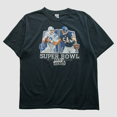 Superbowl XLII Anvil 2008 T-shirt - Black Vintage - Fanatics