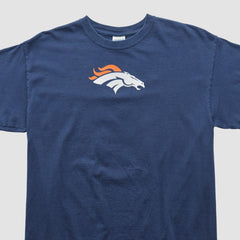 Denver Broncos Gildan 2010s T-shirt - Navy Vintage - Fanatics