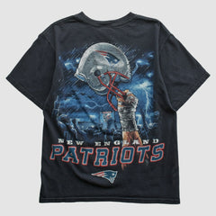 New England Patriots NFL 2010s T-shirt - Black Vintage - Fanatics