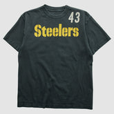 Pittsburgh Steelers Reebok 2000s T-shirt - Black Vintage - Fanatics