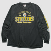 Pittsburgh Steelers NFL 2000s Long Sleeve T-shirt - Black Vintage - Fanatics