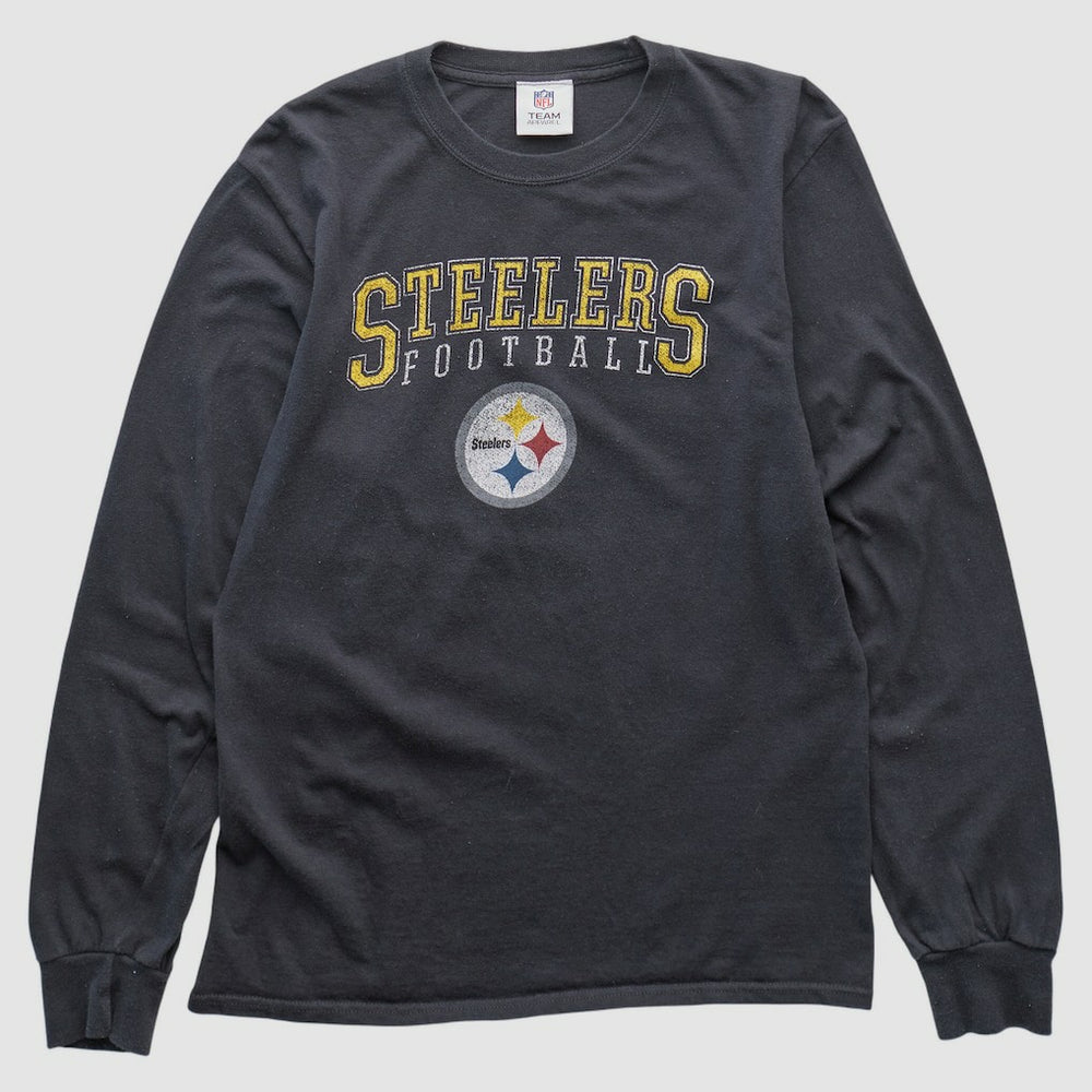 Pittsburgh Steelers NFL 2010s Long Sleeve T-shirt - Black Vintage - Fanatics