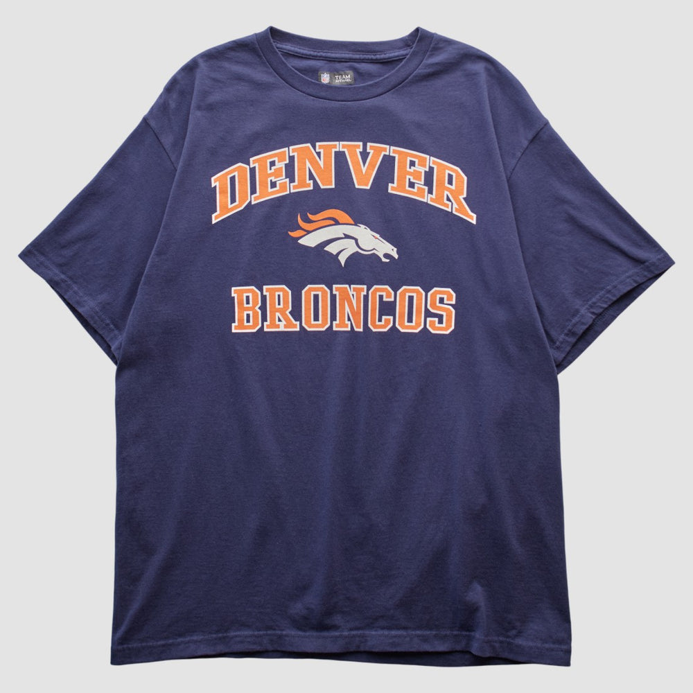 Denver Broncos Team Edition Apparel 2000s T-shirt - Navy Vintage - Fanatics