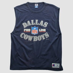 Dallas Cowboys Champion 90s Tank - Navy Vintage - Fanatics