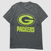 Green Bay Packers NFL 2010s T-shirt - Dark Heather Gray Vintage - Fanatics