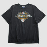 Pittsburgh Steelers Reebok 2006 T-shirt - Black Vintage - Fanatics