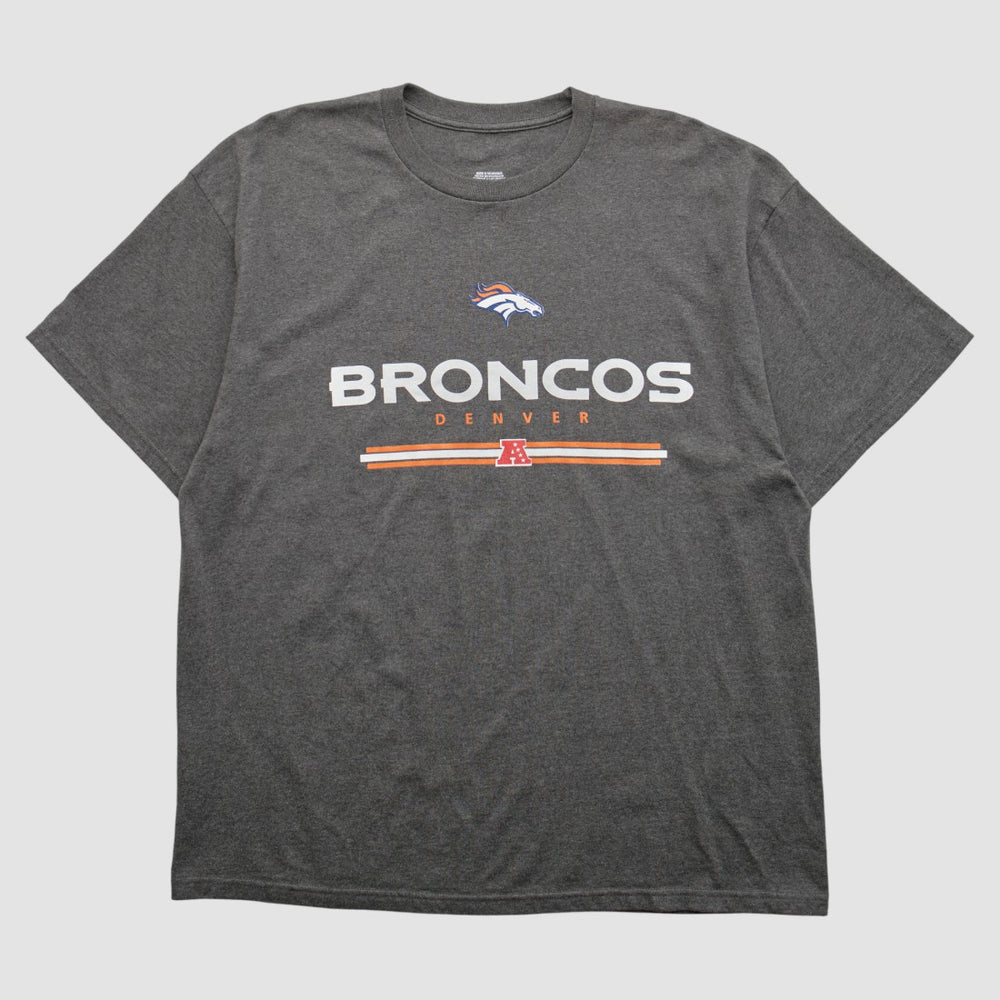 Denver Broncos 2010s T-shirt - Dark Heather Gray Vintage - Fanatics