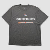 Denver Broncos 2010s T-shirt - Dark Heather Gray Vintage - Fanatics