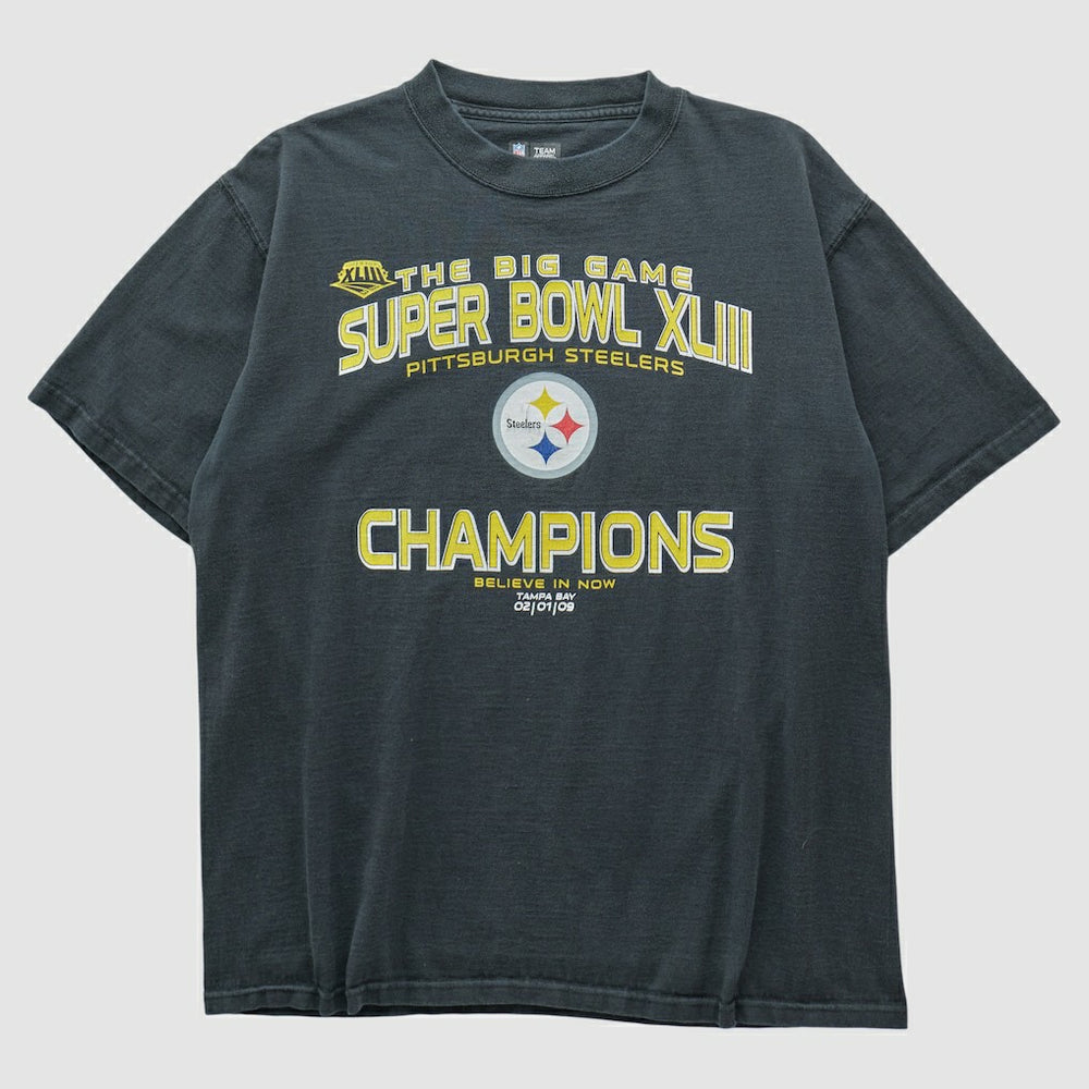 Pittsburgh Steelers NFL 2009 T-shirt - Charcoal Vintage - Fanatics