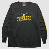 Pittsburgh Steelers NFL 2000s Long Sleeve T-shirt - Black Vintage - Fanatics