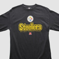 Pittsburgh Steelers NFL 2010s Long Sleeve T-shirt - Black Vintage - Fanatics