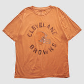 Cleveland Browns Reebok 2010s T-shirt - Orange Vintage - Fanatics