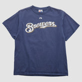 Milwaukee Brewers Majestic 2008 T-shirt Discount