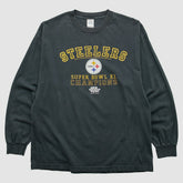 Pittsburgh Steelers Alstyle 2006 Long Sleeve T-shirt - Black Vintage - Fanatics