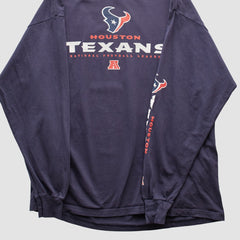 Houston Texans NFL 2000s Long Sleeve T-shirt - Navy Vintage - Fanatics