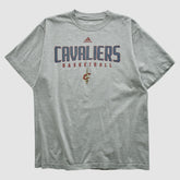 Adidas Cleveland Cavaliers 2010s T-shirt Heather Gray Vintage
