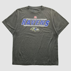 Baltimore Ravens NFL 2000s T-shirt - Dark Heather Gray Vintage - Fanatics