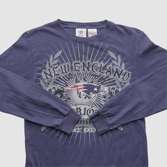 New England Patriots NFL Pro Line 2010s Long Sleeve T-shirt - Navy Vintage - Fanatics