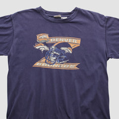 Denver Broncos Pro Edge 2000s T-shirt - Navy Vintage - Fanatics