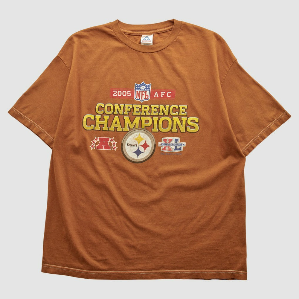 Pittsburgh Steelers AAA 2005 T-shirt - Brown Vintage - Fanatics