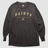New Orleans Saints NFL 2000s Long Sleeve T-shirt - Charcoal Vintage - Fanatics